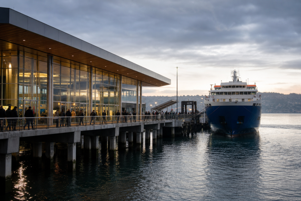 Naviera Austral y Empormontt anuncian la modernización de la terminal de pasajeros de Angelmó en Puerto Montt