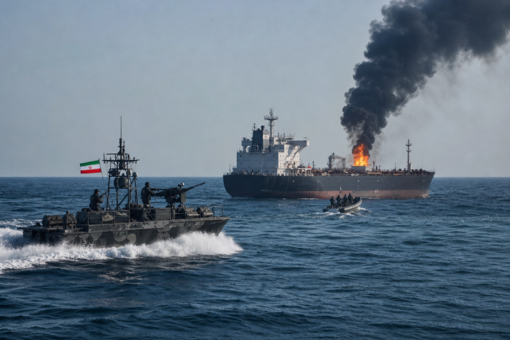 La Guardia Revolucionaria iraní afirma haber atacado cuatro buques petroleros en el golfo Pérsico