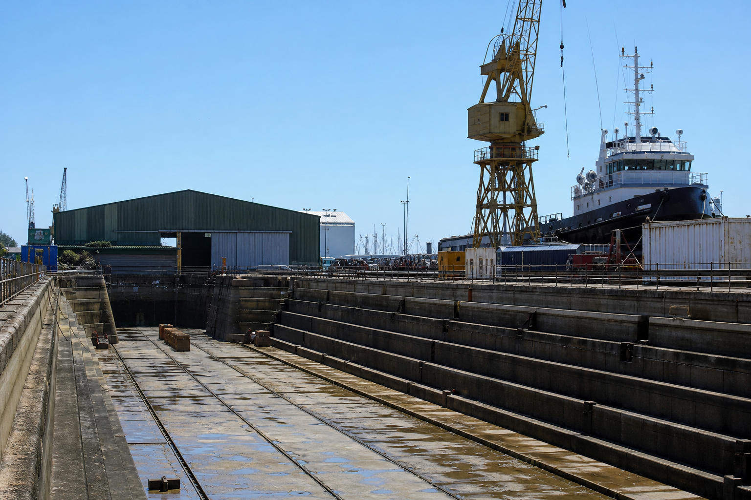 Imagen relacionada con El Puerto de Sevilla adjudica a AG Seville Shipyard la gestión del astillero de reparación de buques